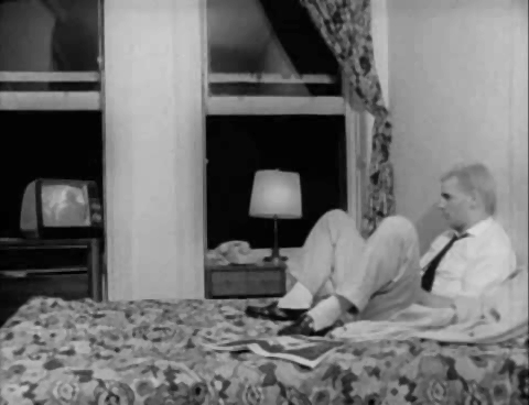 Still from the ten-minute mark of The Foreigner, 1978, Amos Poe.